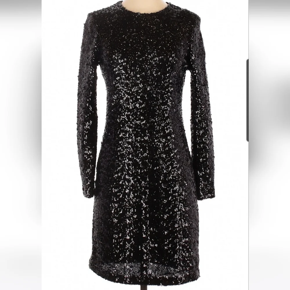 tory burch black sequin dress Tory Burch